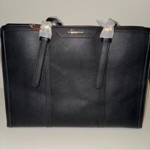 Elegant Black Leather Handbag